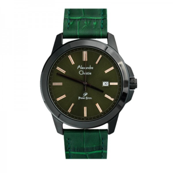 Alexandre Christie AC 1017 Black Green Rosegold Man MDLIPGNRG